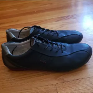 Ecco Mens Black Sneakers