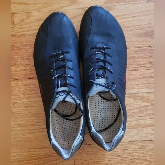 Ecco Mens Black Sneakers