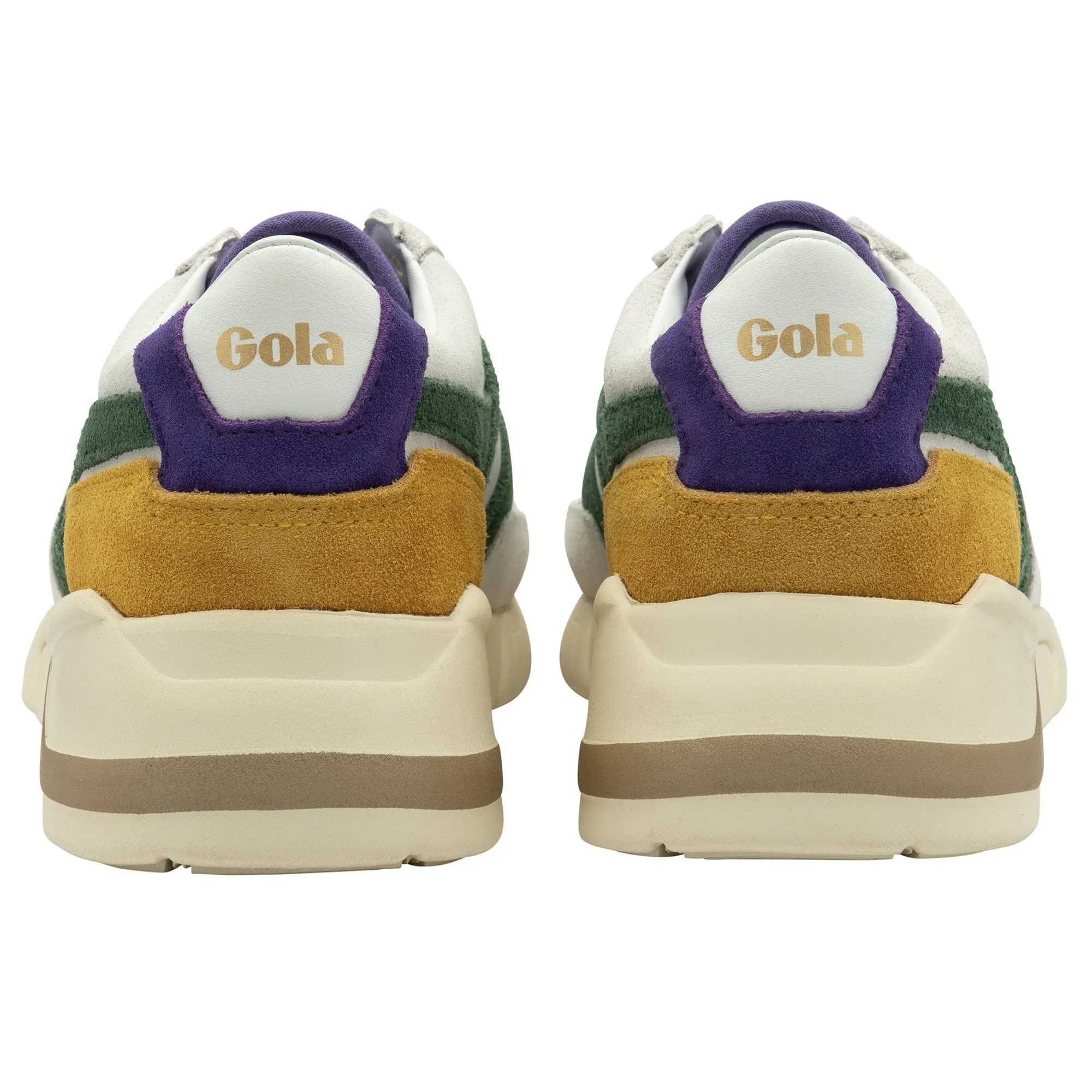 Eclipse Pure Sneaker (White/Evergreen/Royal Purple)