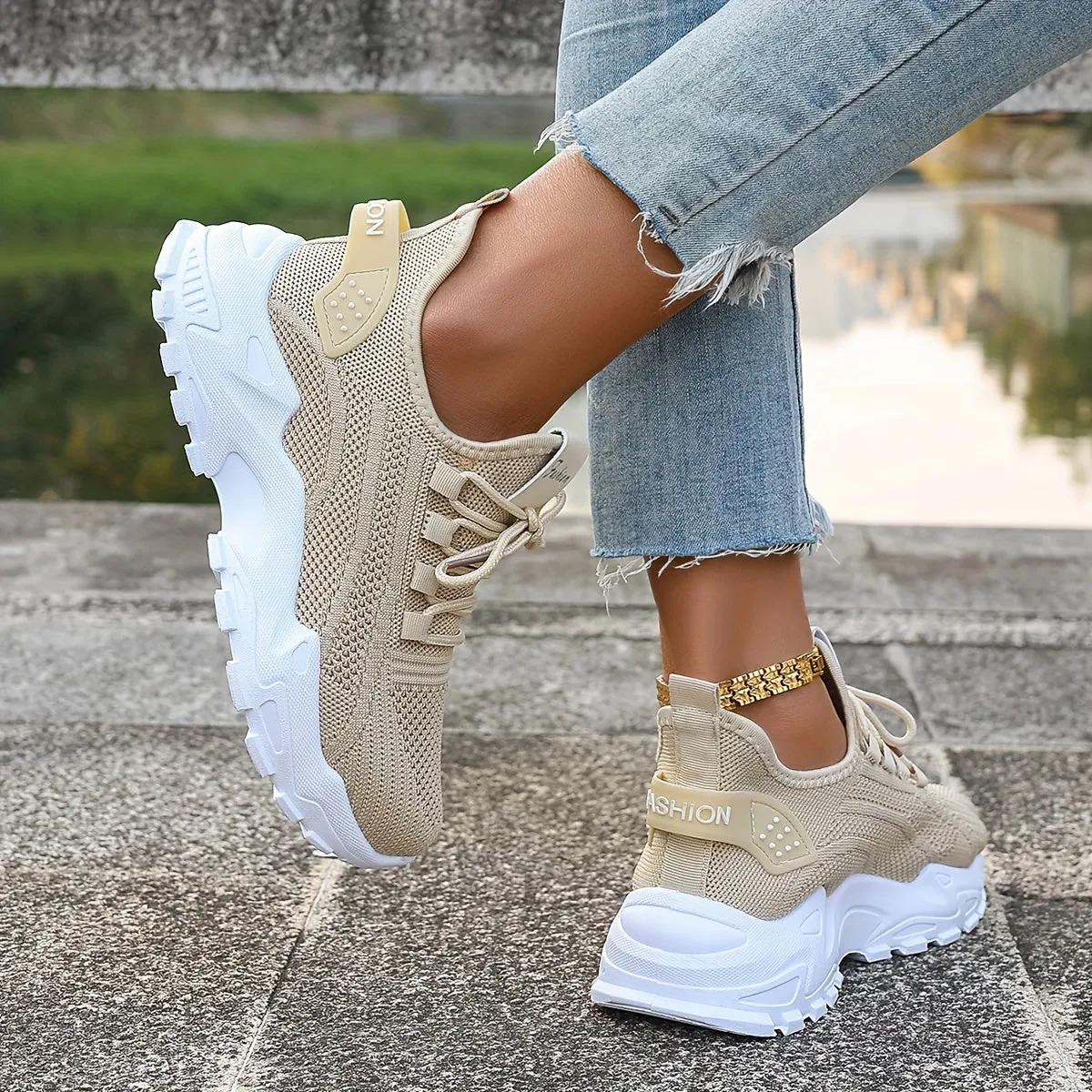 Emily - Breathable Knit Sneakers