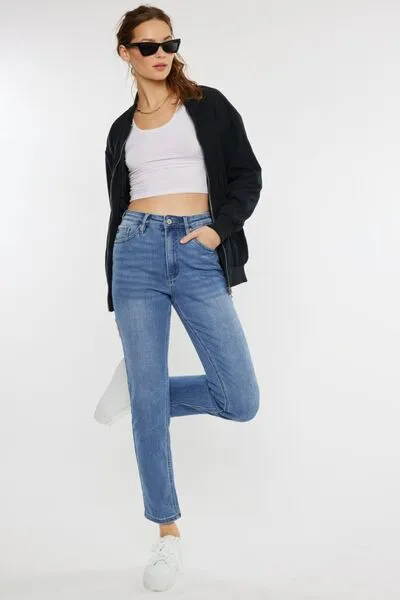 Finn Full Size Cat's Whiskers High Waist Jeans