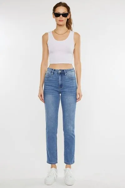 Finn Full Size Cat's Whiskers High Waist Jeans