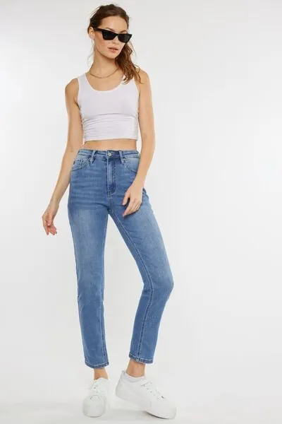 Finn Full Size Cat's Whiskers High Waist Jeans