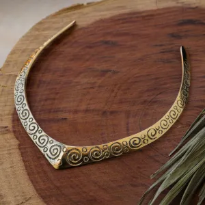 Flexible Tribal Brass Choker