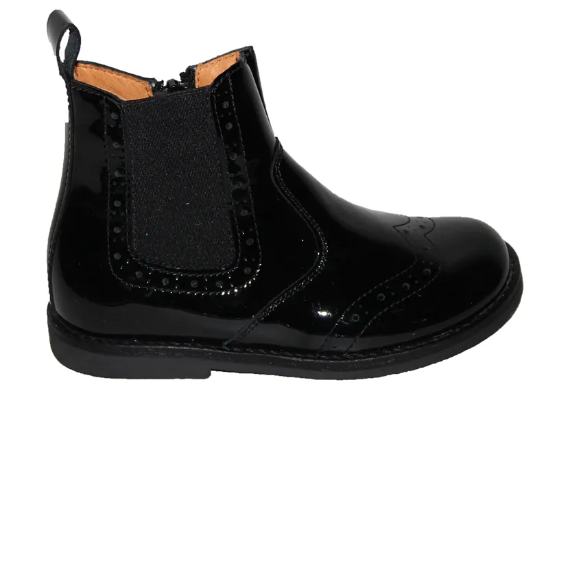 Froddo Black Patent Leather Boots
