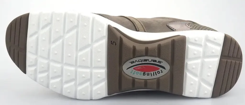 Gabor rollingsoft sensitive 26.975.31 fumo grey nubuck and mesh combi