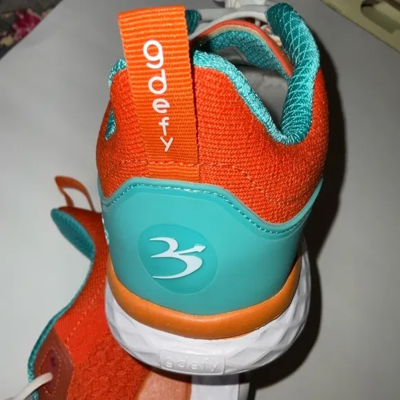 Gdefy XLR6 Running Orange Athletic Shoes Womens
