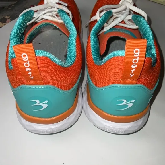 Gdefy XLR6 Running Orange Athletic Shoes Womens