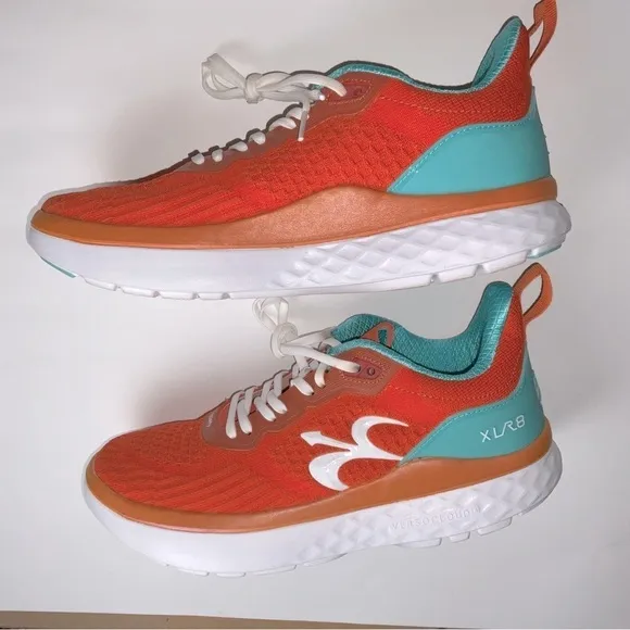 Gdefy XLR6 Running Orange Athletic Shoes Womens