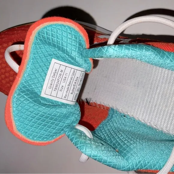 Gdefy XLR6 Running Orange Athletic Shoes Womens