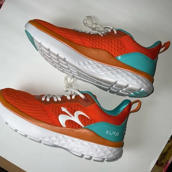 Gdefy XLR6 Running Orange Athletic Shoes Womens
