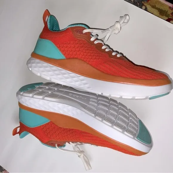 Gdefy XLR6 Running Orange Athletic Shoes Womens