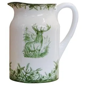 Green Deer Pitcher