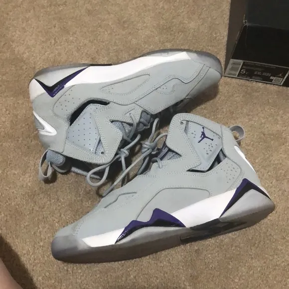 Jordan True Flight (GS) Wolf Grey/Court Purple-Blk