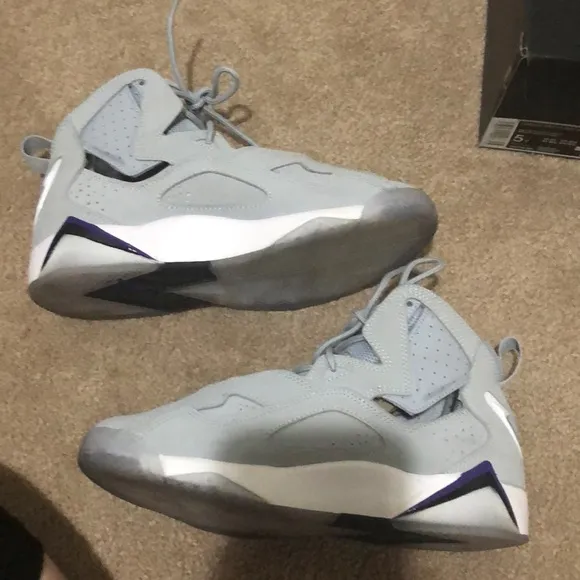 Jordan True Flight (GS) Wolf Grey/Court Purple-Blk