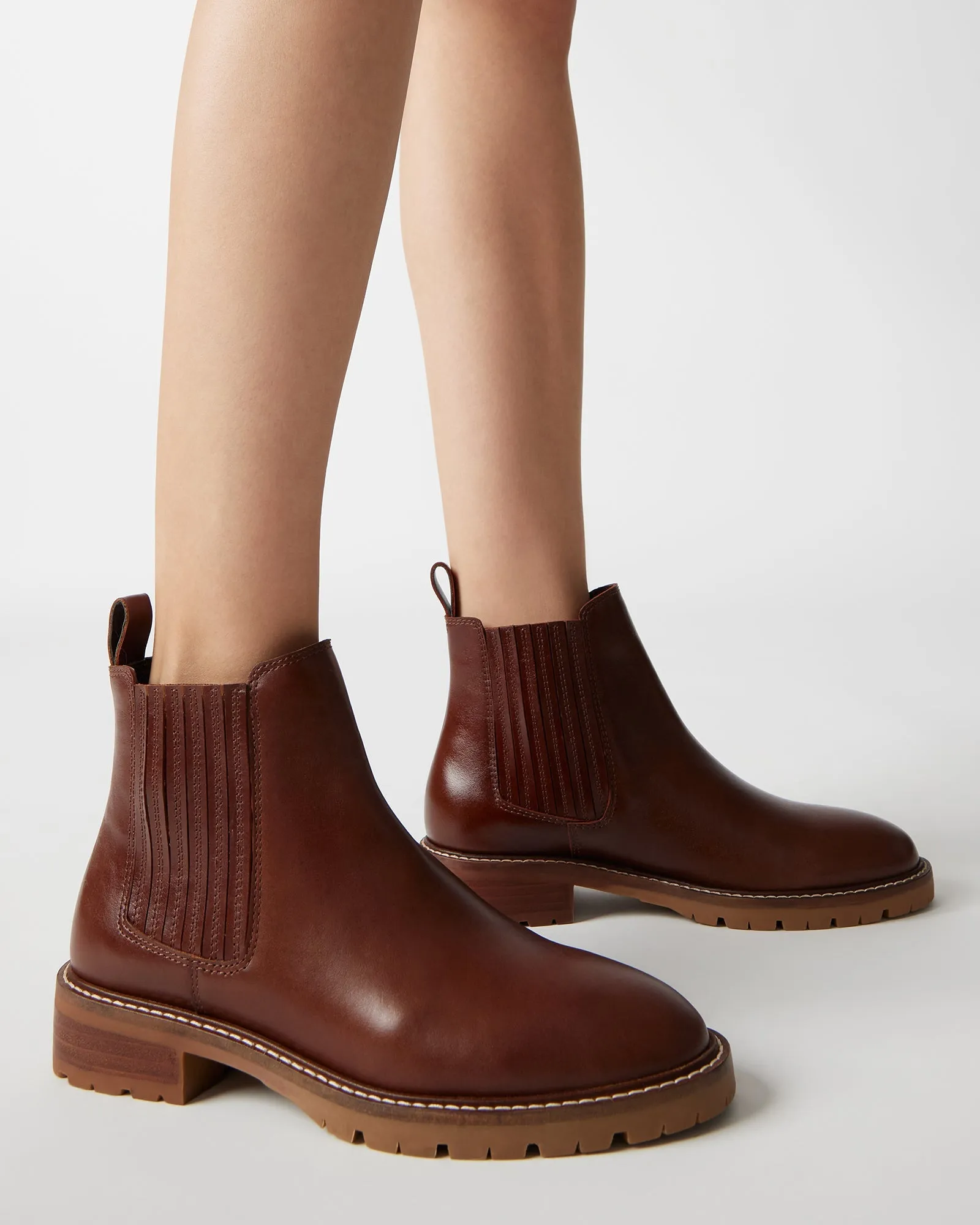 LEONARD COGNAC LEATHER - SM REBOOTED