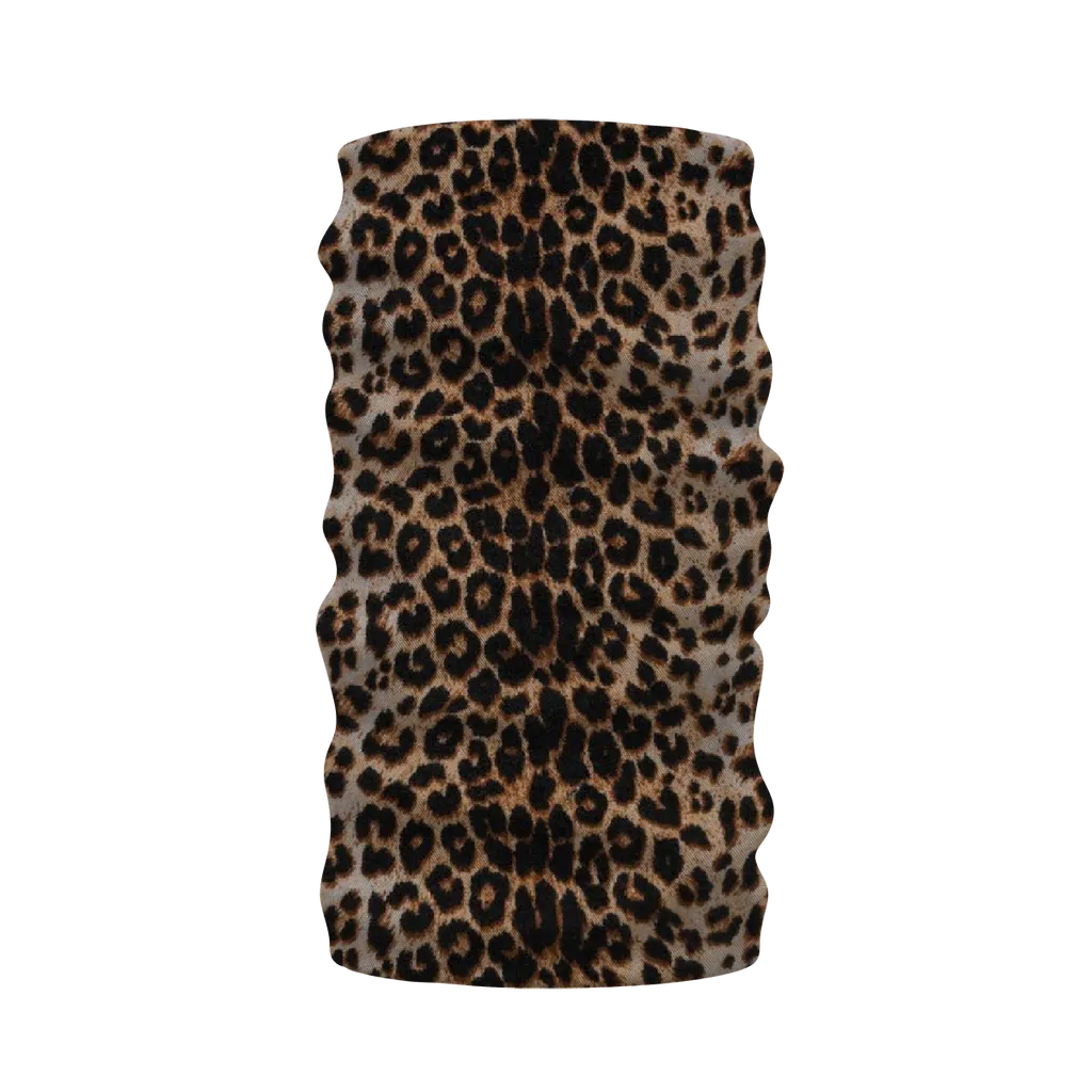 Leopard Fur Print Neck Warmer Morf Scarf