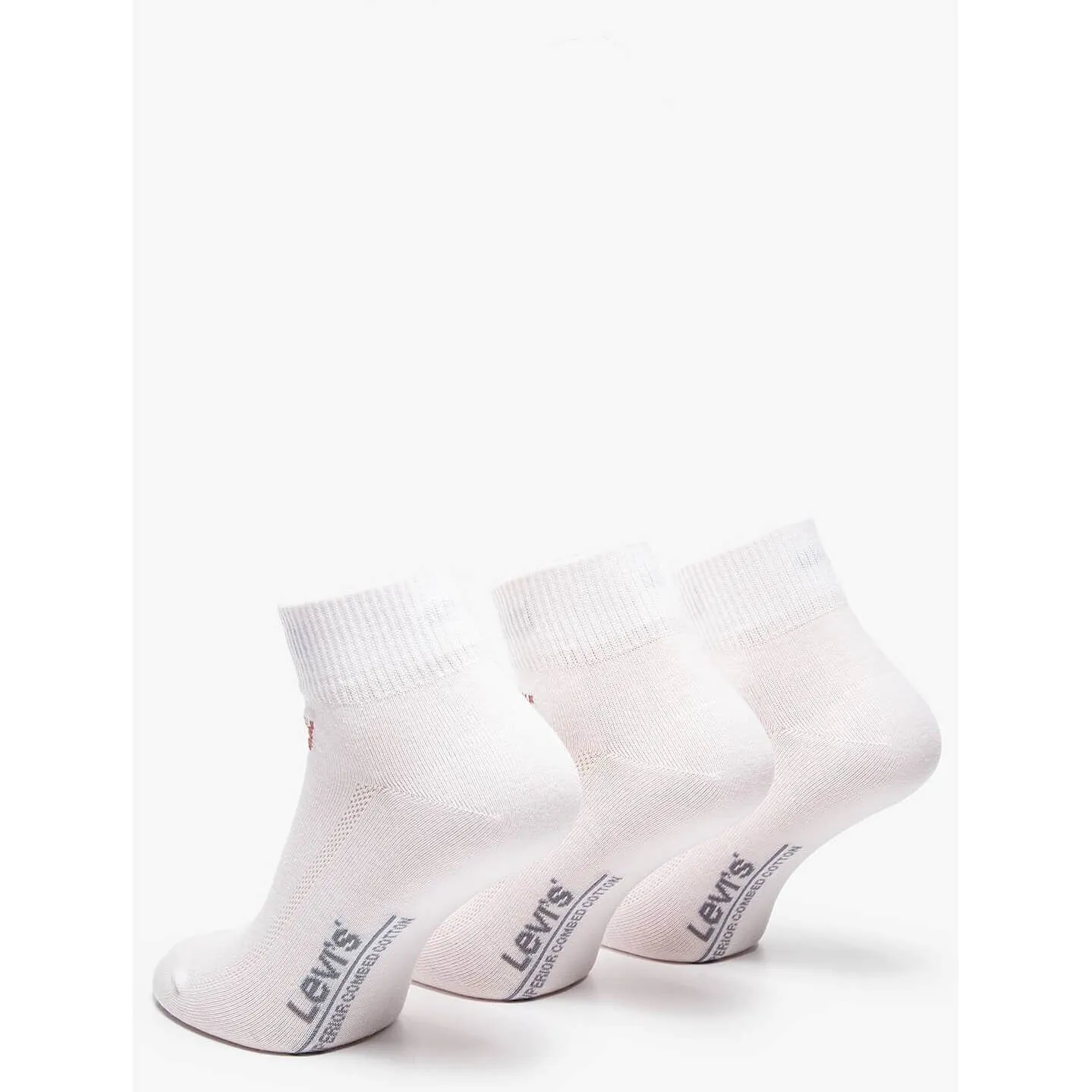 Levis Mid Cut Batwing Logo 3P White