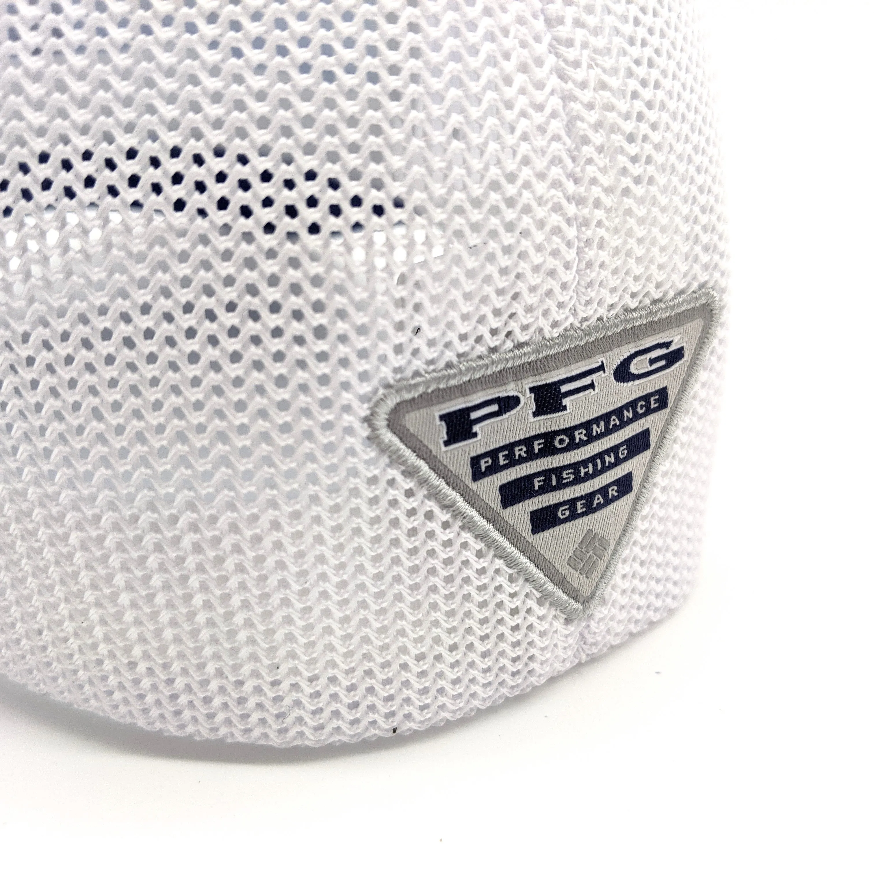 LIMITED EDITION: Columbia PFG Realtree Mako Mesh Fitted Hat, Blue Brim
