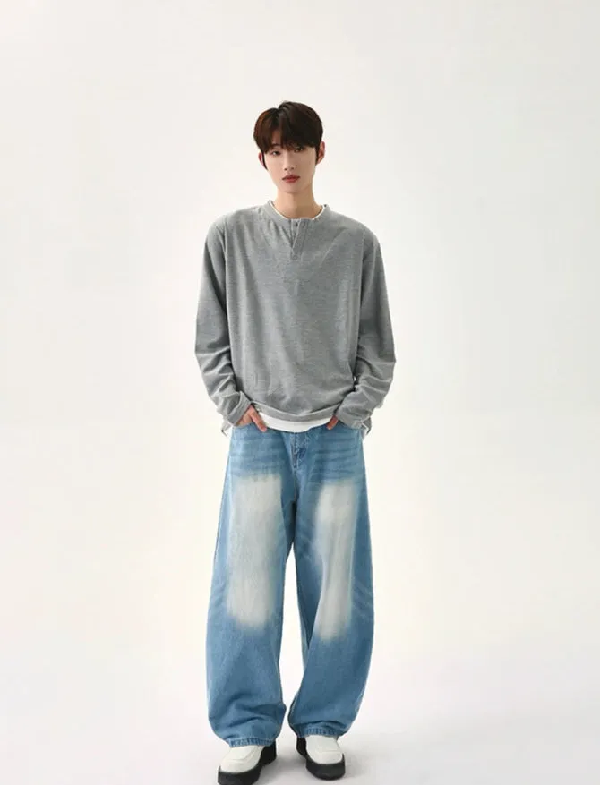 Long-Sleeve Casual Pullover