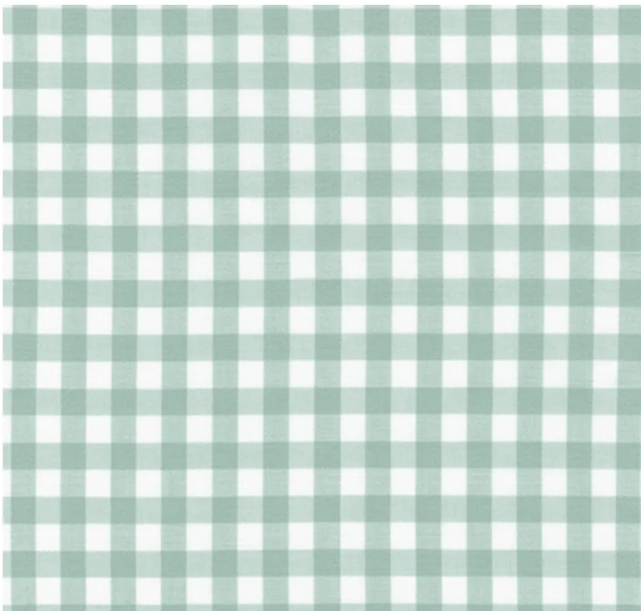 LOVE MIDDY SHIRT IN TURQOISE GINGHAM