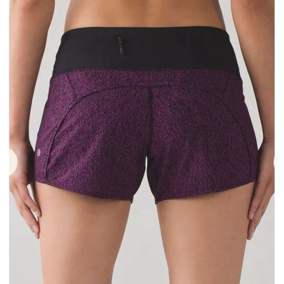 Lululemon Run Times Women’s Lightweight Stretch Running Shorts With Liner 4&quot;