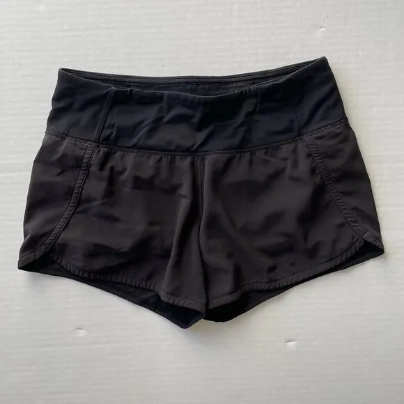 Lululemon Run Times Women’s Lightweight Stretch Running Shorts With Liner 4&quot;