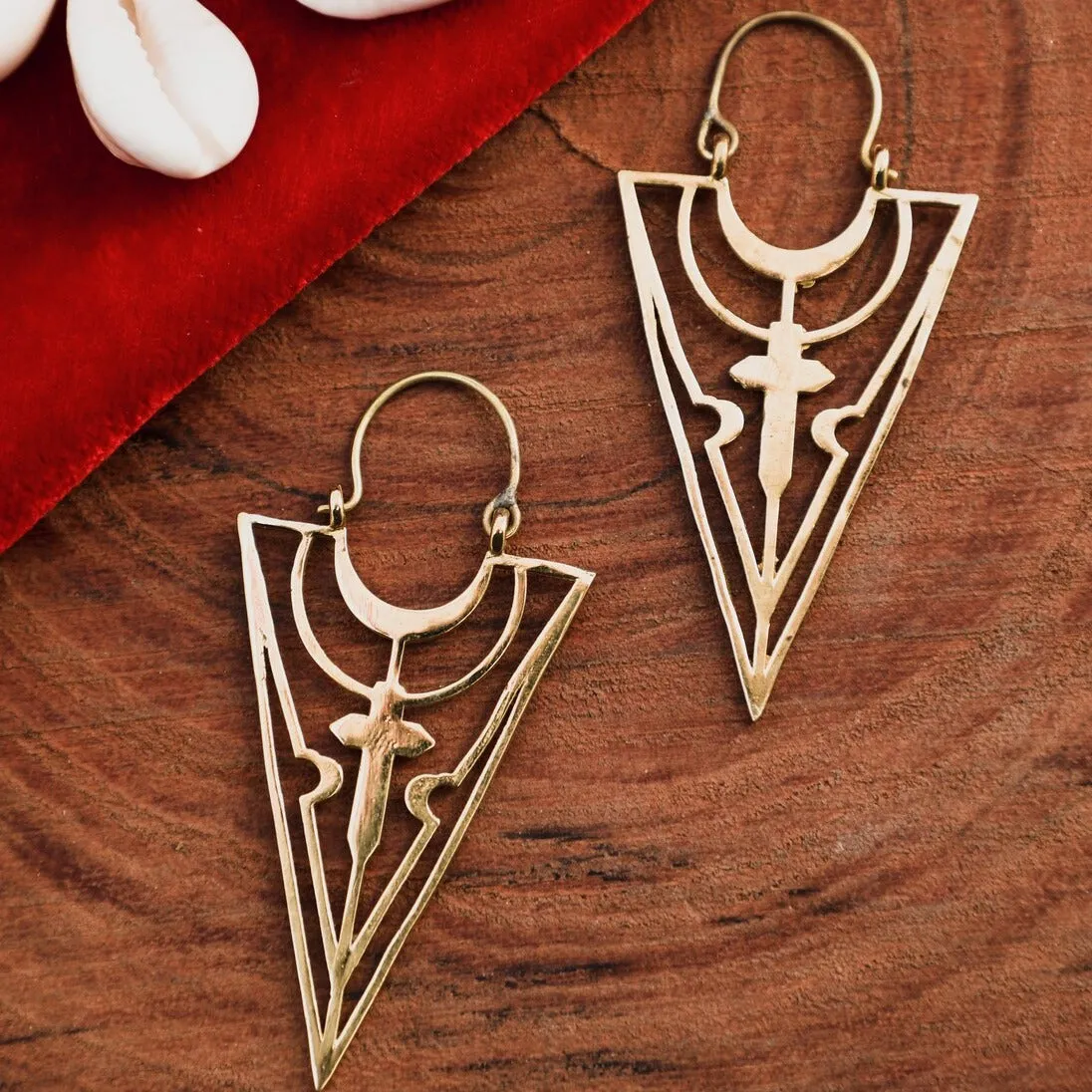 Mandala Hoop Earrings