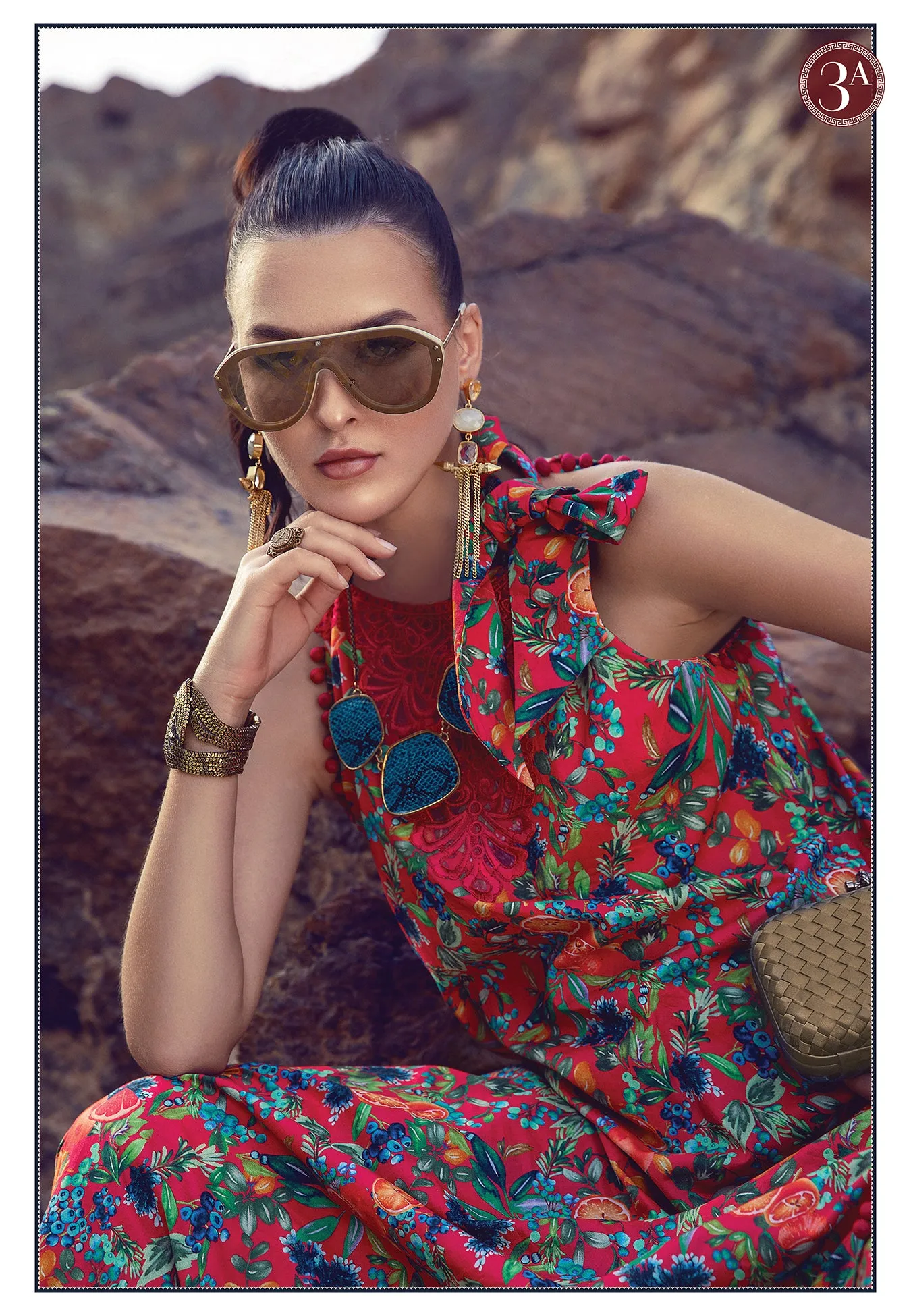 MARIA B | M PRINTS 2022 | DESERT ROSE COLLECTION | MPT-1503-A
