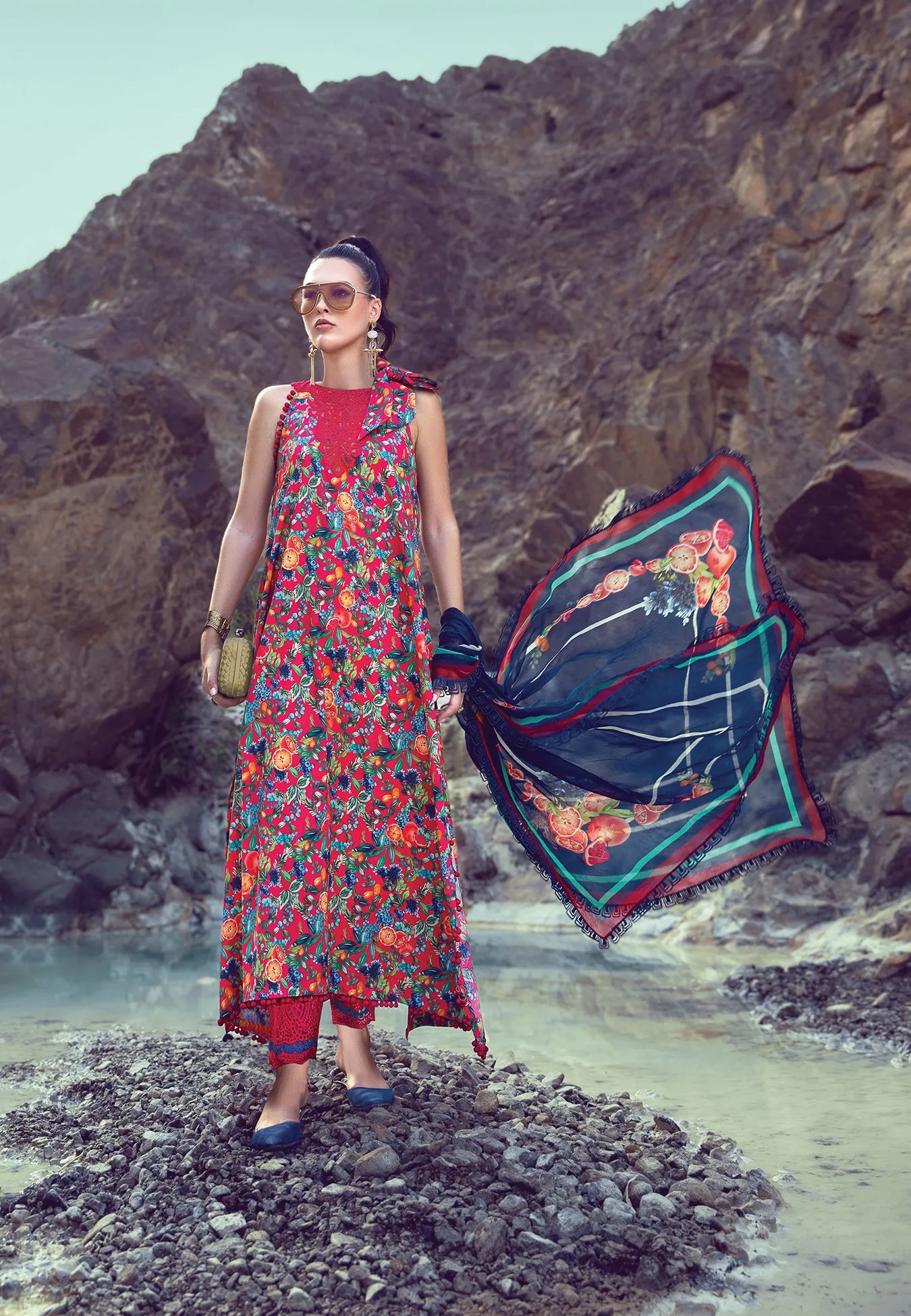MARIA B | M PRINTS 2022 | DESERT ROSE COLLECTION | MPT-1503-A