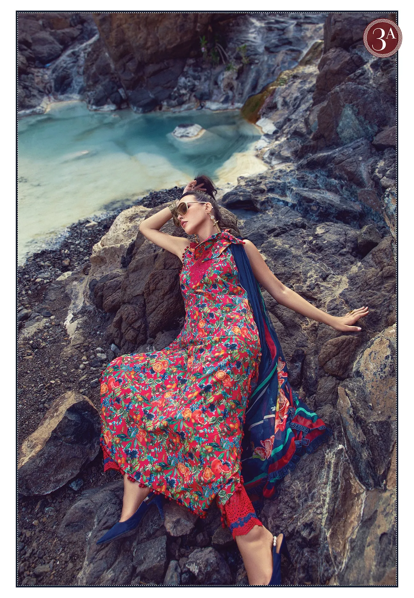 MARIA B | M PRINTS 2022 | DESERT ROSE COLLECTION | MPT-1503-A