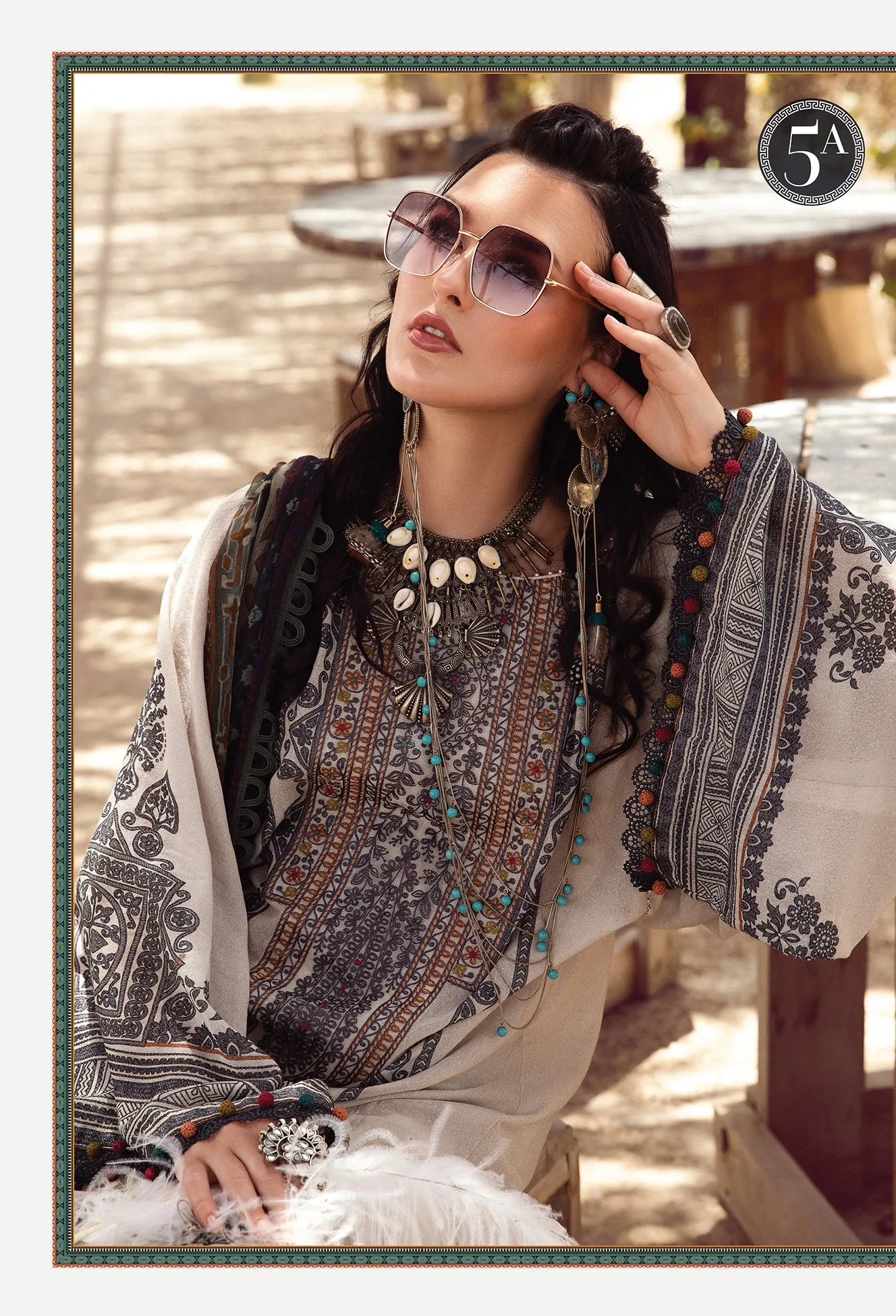 MARIA B | M PRINTS 2022 | DESERT ROSE COLLECTION | MPT-1505-A