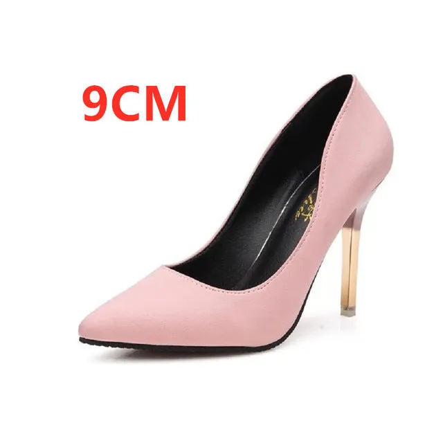 Marlisasa Women Cute High Quality Sweet Office High Heel Pumps Lady Fashion Pumps Classic Black Shoes Femmes Talons Hauts F273