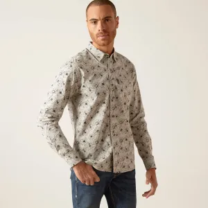 Men’s Ariat Grey Memphis Stretch Modern Fit Shirt