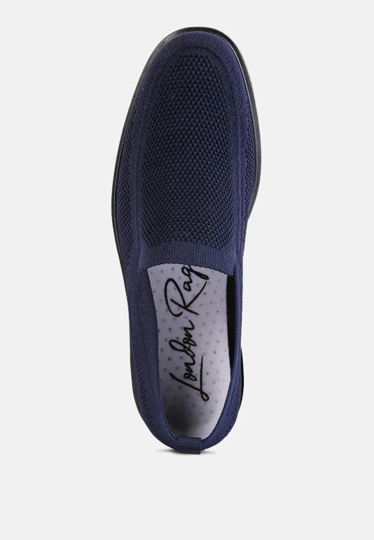 Men's Casual Knitted Loafers by RUW
