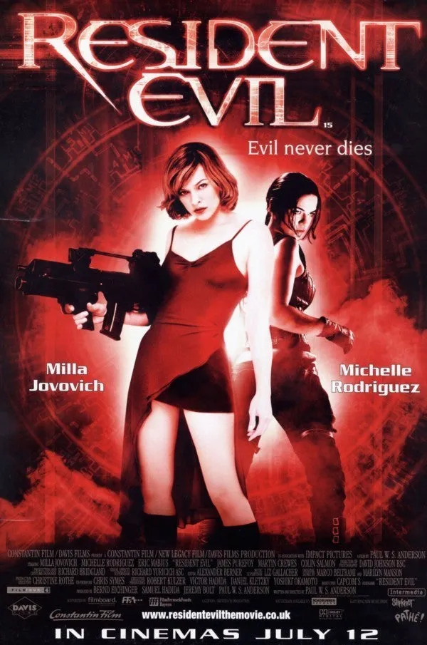 Milla Jovovich Costume Resident Evil High Low Red Dress