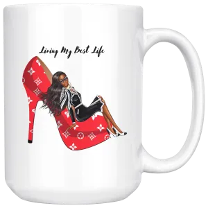 My Best Life Mug | Gifts for Her | Coffee Mug | Red Shoes