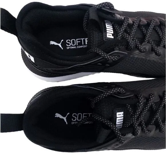 New PUMA Men's PC Runner Sneaker Running Shoes Black White