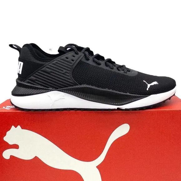 New PUMA Men's PC Runner Sneaker Running Shoes Black White