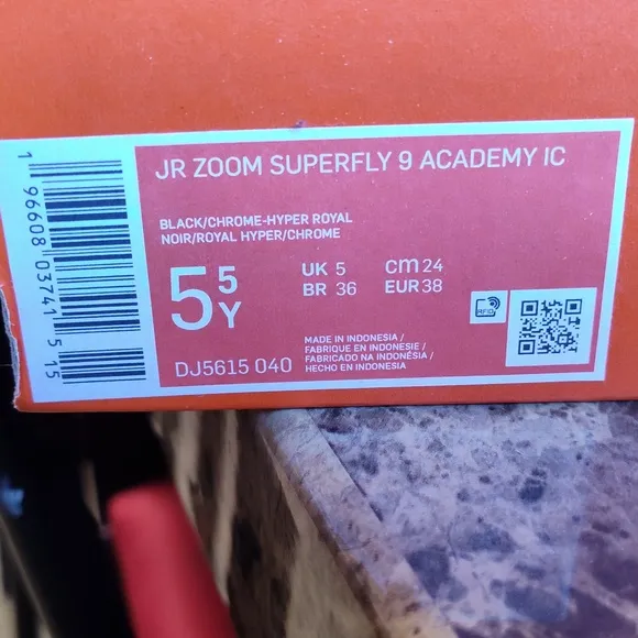 Nike Jr Zoom Superfly 9 Academy IC