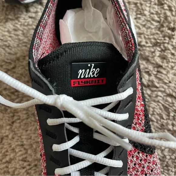 Nike Red Air Max Flyknit Racer Sneakers
