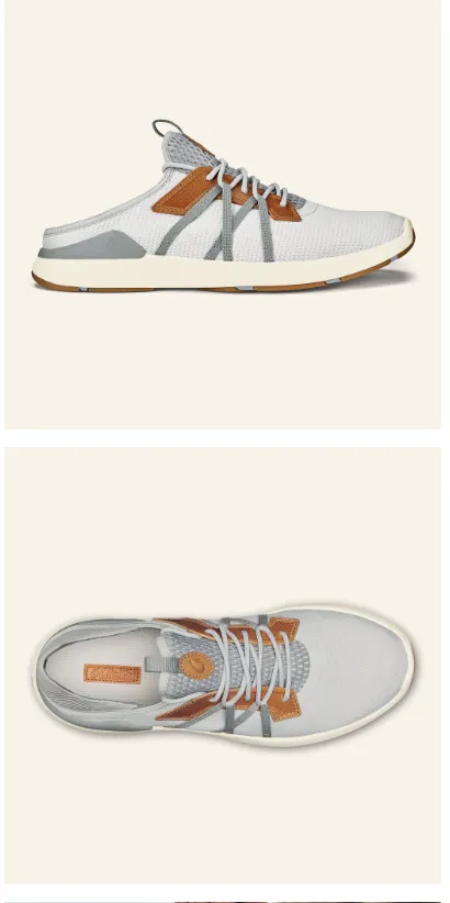 OluKai Mio Li - Mist Grey / Poi
