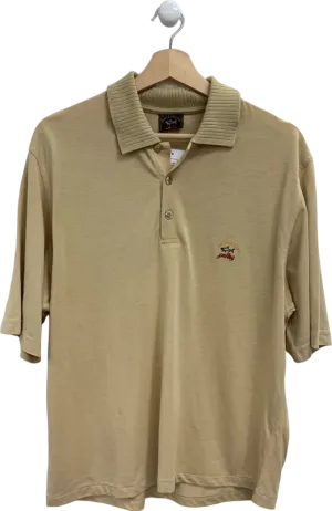 Paul & Shark Beige Polo Shirt UK L