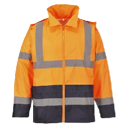 Portwest H443 Hi-Vis Classic Contrast Rain Jacket