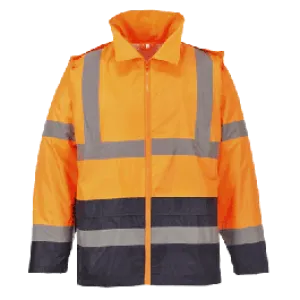 Portwest H443 Hi-Vis Classic Contrast Rain Jacket