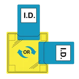 Portwest ID30 Dual ID Holder - Heatseal