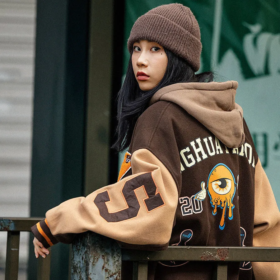 "95" Veste Bombers Versity Jacket Marron - URB1™