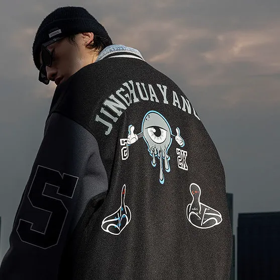"95" Veste Bombers Versity Jacket Marron - URB1™