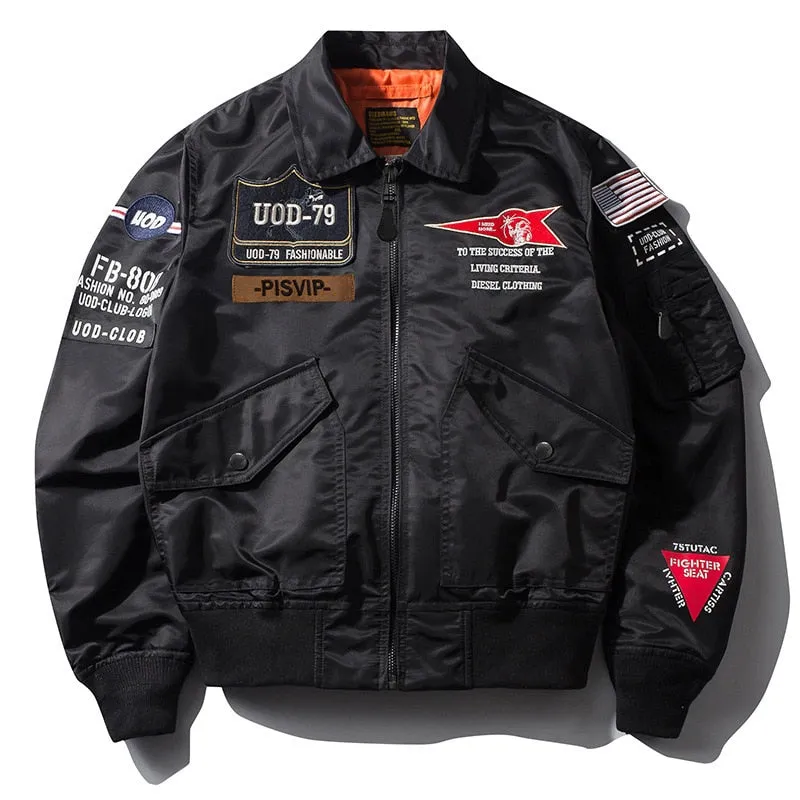 "AIR-FORCE" Veste Bombers Militaire - URB1™