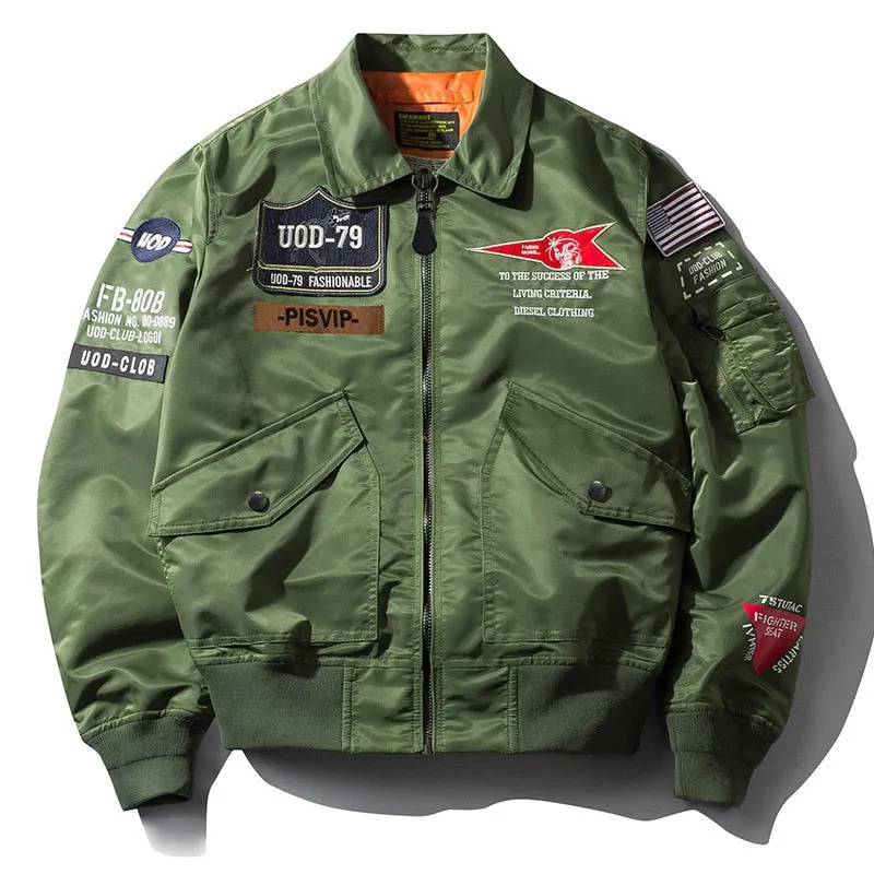 "AIR-FORCE" Veste Bombers Militaire - URB1™